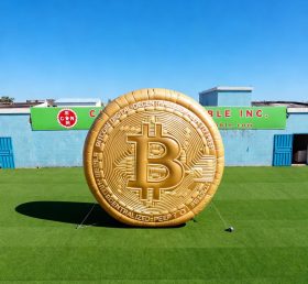 S5-073 Modelo Inflável de Moeda de Criptomoeda Bitcoin