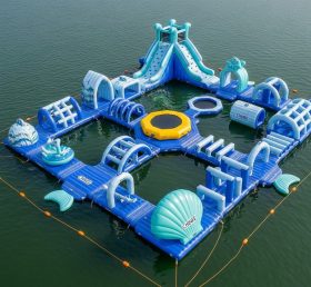 S501 Parque Aquático Inflável com Tema de Sereia