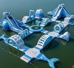 S502 Parque Aquático Inflável com Tema de Sereia