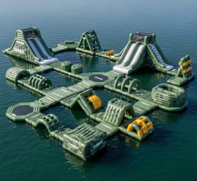 Parque Aquático Inflável com Tema Estilo Militar S512