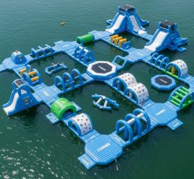 S515 Parque Aquático Inflável com Tema Oceânico