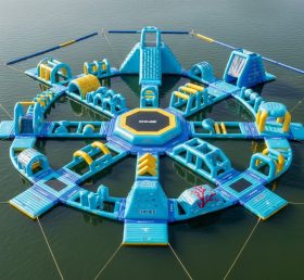 S516 Parque Aquático Inflável com Tema Oceânico