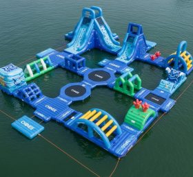 S517 Parque Aquático Inflável com Tema Oceânico