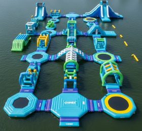 S521 Parque Aquático Inflável com Tema Oceânico