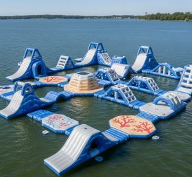 S522 Parque Aquático Inflável com Tema Oceânico