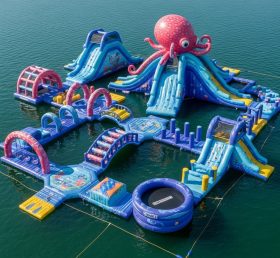 S529 Parque Aquático Inflável com Tema de Polvo