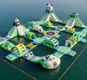 S535 Parque Aquático Inflável com Tema de Panda