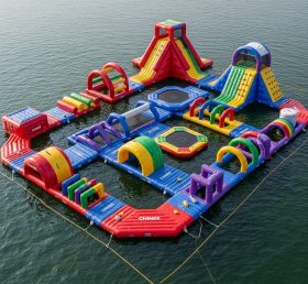 S539 Parque Aquático Inflável com Tema de Arco-íris