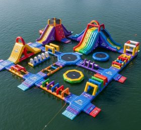 S542 Parque Aquático Inflável com Tema Arco-íris