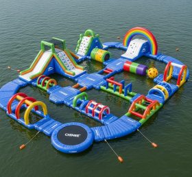 S543 Parque Aquático Inflável Tema Arco-íris
