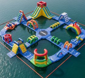 S544 Parque Aquático Inflável com Tema Arco-íris