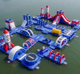 S548 Parque Aquático Inflável com Tema de Foguete