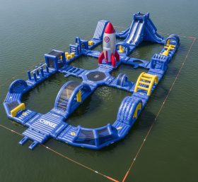 S550 Parque Aquático Inflável com Tema de Foguete