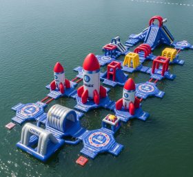 Parque Aquático Inflável Temático de Foguete S551