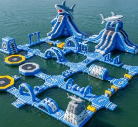 S553 Parque Aquático Inflável Temático de Tubarão