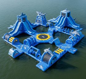 S556 Parque Aquático Inflável com Tema de Tubarão