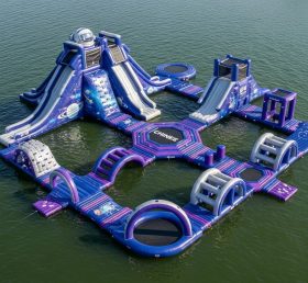 S562 Parque Aquático Inflável com Tema Espacial