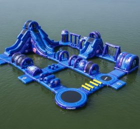 S563 Parque Aquático Inflável com Tema Espacial