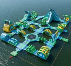 S568 Parque Aquático Inflável de Tema Tropical