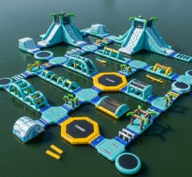 S569 Parque Aquático Inflável com Tema Tropical