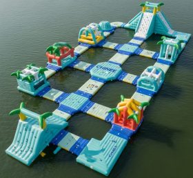 S570 Parque Aquático Inflável com Tema Tropical