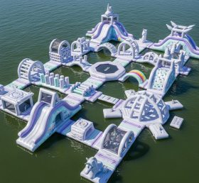 S575 Parque Aquático Inflável com Tema de Unicórnio