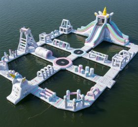 S577 Parque Aquático Inflável com Tema de Unicórnio