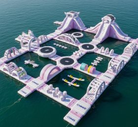 S578 Parque Aquático Inflável Tema Unicórnio