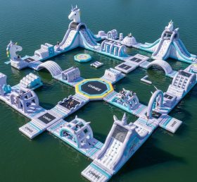 S581 Parque Aquático Inflável com Tema de Unicórnio