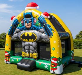 T2-8580 Pula-Pula Inflável Temático de Natal do Batman
