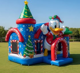T2-8586 Pula-pula Inflável de Natal do Pato Donald