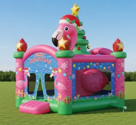 T2-8588 Pula-Pula Inflável de Flamingo de Natal