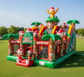 T2-8589 Combo Inflável com Tema de Natal