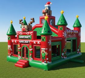 T2-8592 Castelos Infláveis de Natal Minecraft