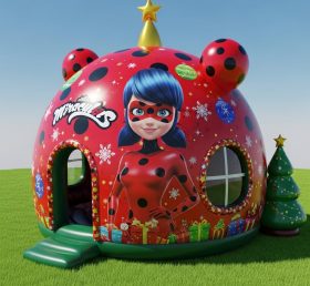 T2-8595 Domo Inflável Miraculous Ladybug