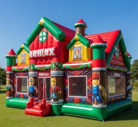 T2-8600 Pula-Pula Inflável de Natal Roblox