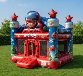 T2-8605 Pula-Pula Inflável de Natal da Ladybug Miraculosa