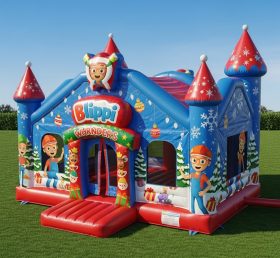 T2-8609 Castelos Infláveis de Natal Blippi