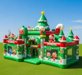 T2-8617 CoComelon Castelo Inflável de Natal