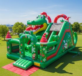 T2-8618 Combos Infláveis de Tema de Natal com Crocodilo