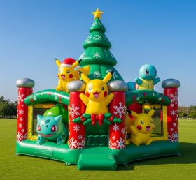 T2-8634 Insuflável de Natal Pokémon Pula-Pula