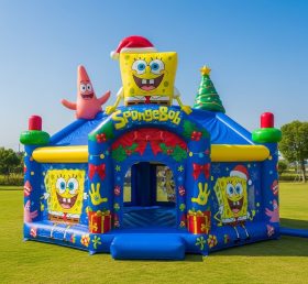 T2-8640 Pula-pula Inflável do Bob Esponja