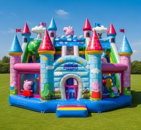 T2-8659 Castelo Inflável Peppa Pig