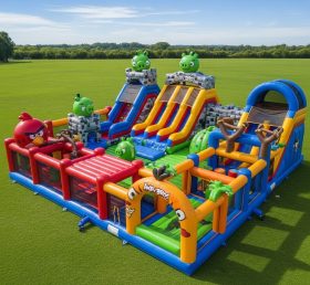 T6-6383 Cidade Divertida Inflável Tema Angry Birds