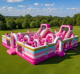 T6-6389 Cidade Divertida Inflável Tema Barbie