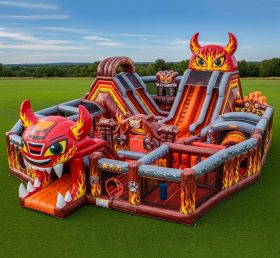 T6-6395 Cidade Divertida Inflável com Tema Blaze Monster