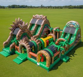 T6-6418 Cidade Inflável com Tema de Dinossauro