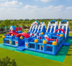 T6-6429 Cidade Divertida Inflável Tema Doraemon