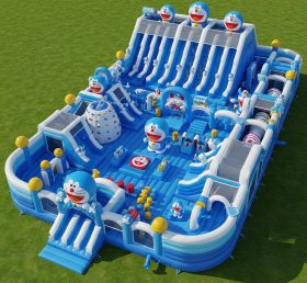 T6-6430 Cidade Divertida Inflável com Tema Doraemon