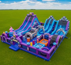 T6-6446 Cidade Divertida Inflável com Tema Fortnite